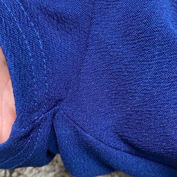 Francesca’s Navy Fit & Flare Dress Size Medium - Picture 7 of 8